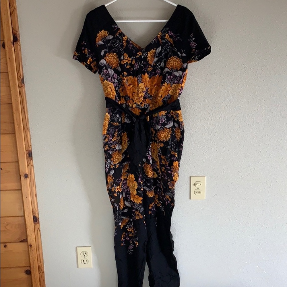 SOLD Moulinette Sœurs anthropologie jumpsuit Sz 4